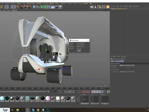 Lunar Research Car 3D Модель