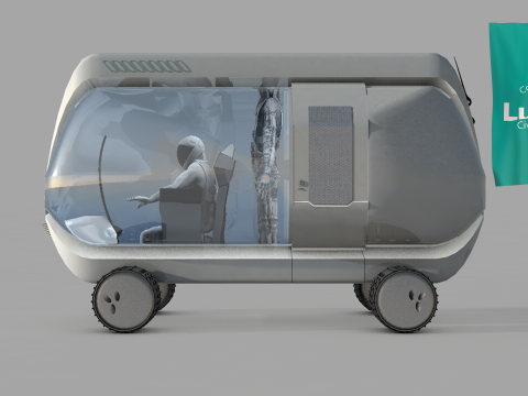 Lunar Research Car 3D Модель