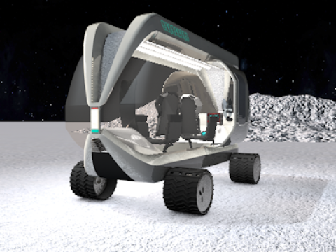 Lunar Research Car 3D Модель