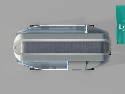 Lunar Research Car 3D Model