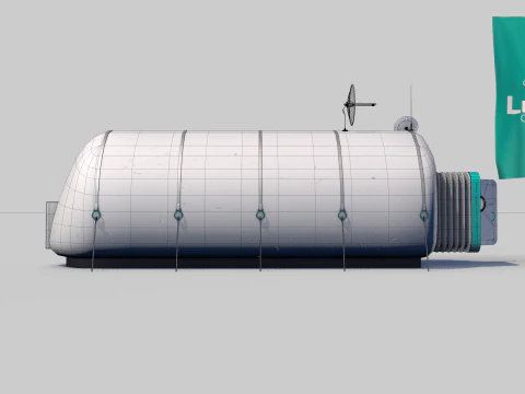Lunar Mini Shelter 3D Model