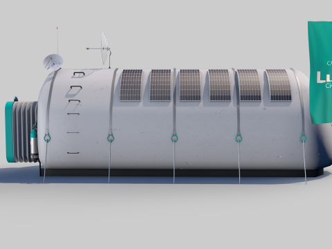 Lunar Mini Shelter 3D Модель