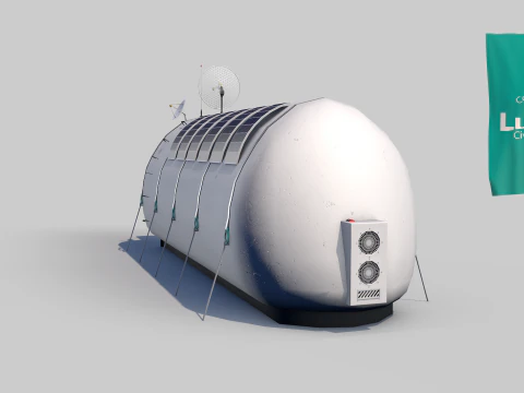 Lunar Mini Shelter 3D Model