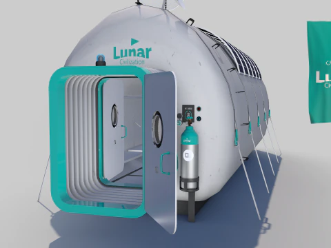 Lunar Mini Shelter 3D Model
