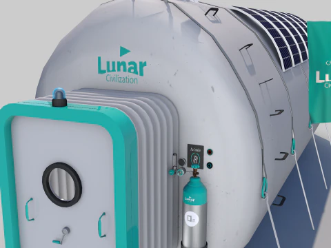Lunar Mini Shelter 3D Model