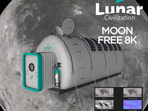 Lunar Mini Shelter 3D Model