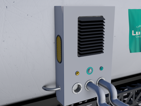 Lunar Shelter Bunker 3D Модель
