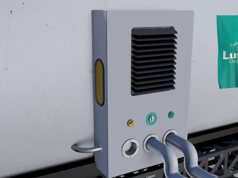 Lunar Shelter Bunker 3D Model