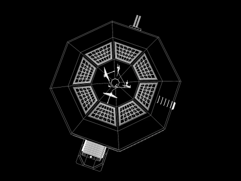 Lunar Shelter Bunker 3D Model