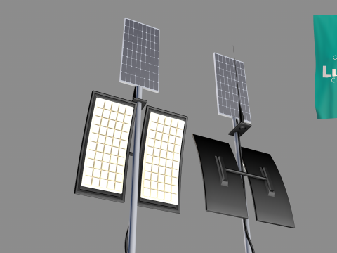 Ligthing Lunar 3D Model