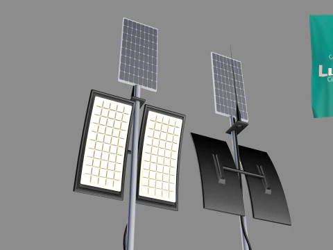Ligthing Lunar 3D Model