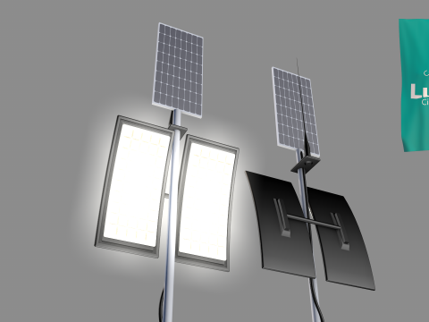 Ligthing Lunar 3D Model