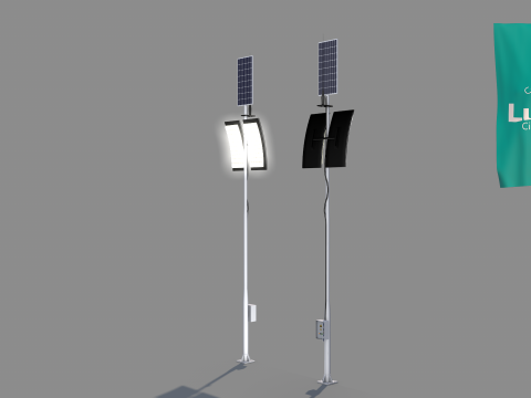 Ligthing Lunar 3D Model