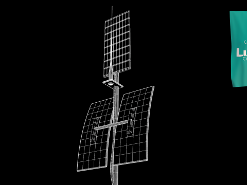 Ligthing Lunar 3D Model