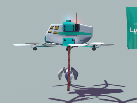 Lunar Drone Brutus 3D मॉडल