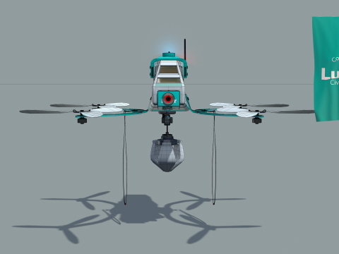 Lunar Drone Brutus 3D मॉडल