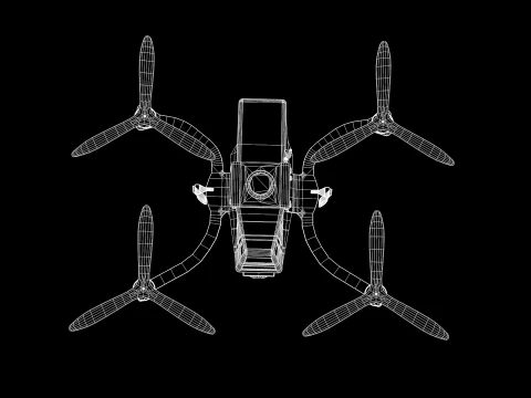 Lunar Drone Brutus 3D Model