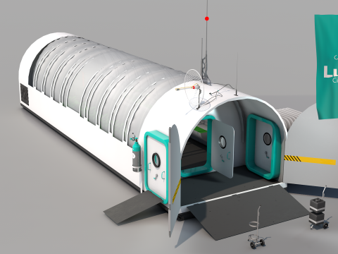 Lunar Laboratory Greemhouse Model 3D