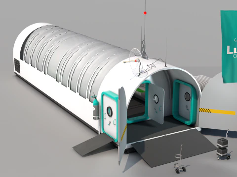 Lunar Laboratory Greemhouse 3D Model