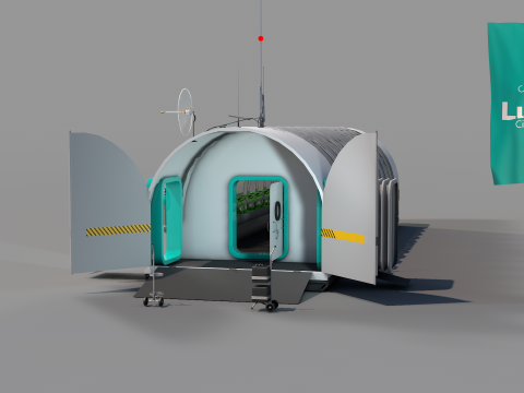 Lunar Laboratory Greemhouse Model 3D