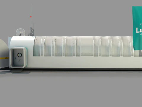 Lunar Laboratory Greemhouse 3D Model