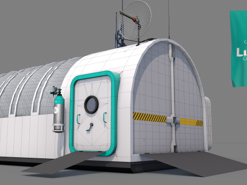 Lunar Laboratory Greemhouse Model 3D