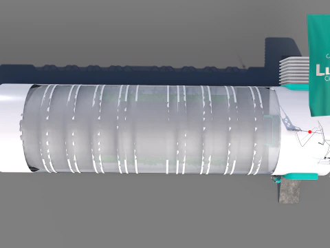 Lunar Laboratory Greemhouse 3D Model