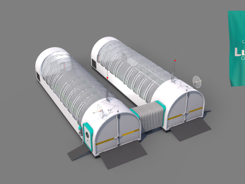 Lunar Laboratory Greemhouse Model 3D
