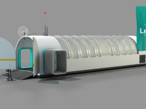 Lunar Laboratory Greemhouse Model 3D
