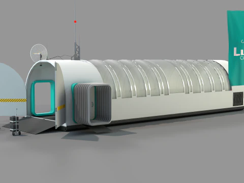 Lunar Laboratory Greemhouse 3D Model