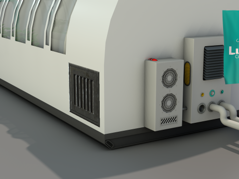 Lunar Laboratory Greemhouse Model 3D