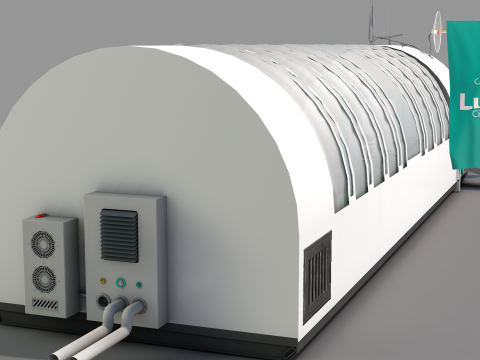 Lunar Laboratory Greemhouse Model 3D