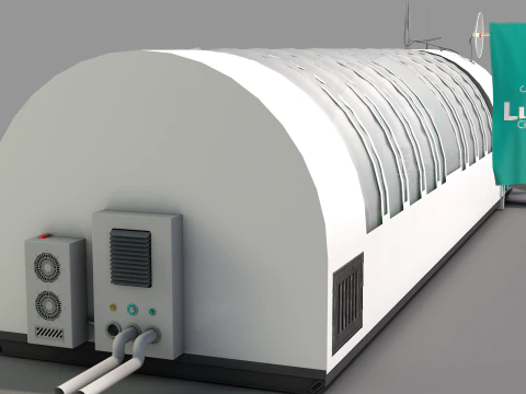 Lunar Laboratory Greemhouse 3D Model