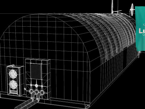 Lunar Laboratory Greemhouse 3D Model
