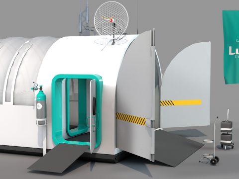 Lunar Laboratory Greemhouse Model 3D