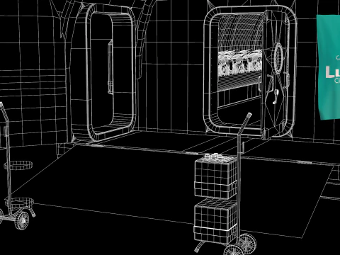 Lunar Laboratory Greemhouse 3D Model