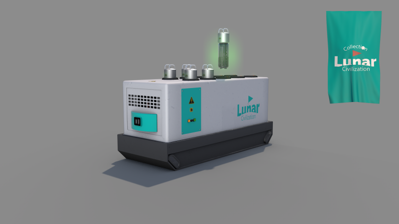 Lunar Power Charger Modello 3D .c4d .max .obj .3ds .fbx .stl .blend