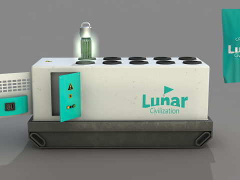 Lunar Power Charger Modello 3D