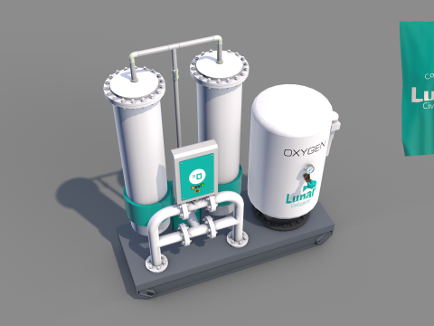 Oxygen Plant Modèle 3D