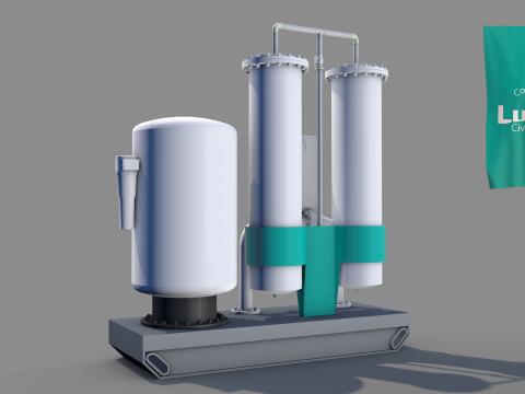 Oxygen Plant Modèle 3D