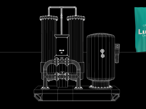 Oxygen Plant Modèle 3D