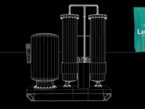 Oxygen Plant Modèle 3D
