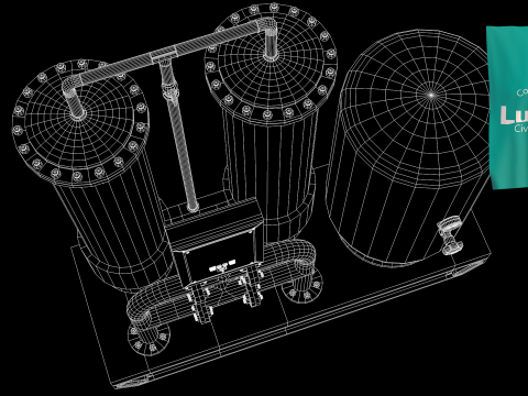 Oxygen Plant Modèle 3D