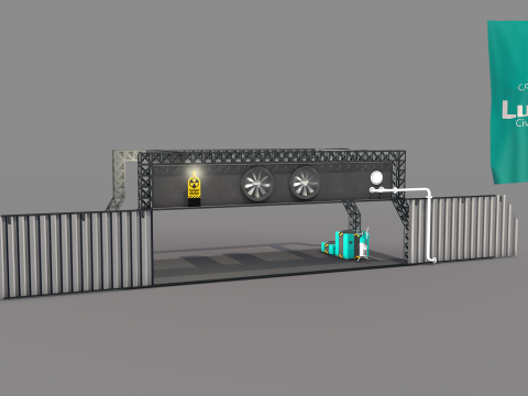 Lunar Bunker Entrance 3D Model