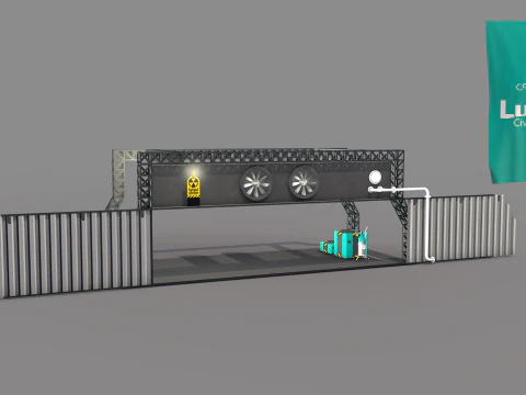 Lunar Bunker Entrance 3D Model