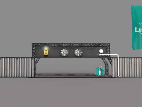 Lunar Bunker Entrance 3D Model