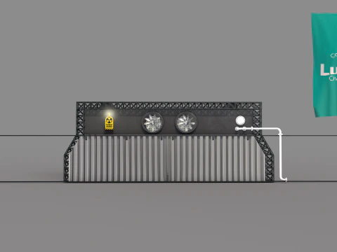 Lunar Bunker Entrance 3D Model
