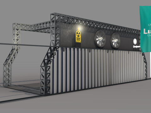 Lunar Bunker Entrance 3D Model
