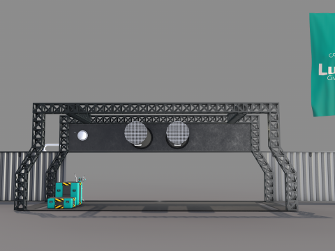 Lunar Bunker Entrance 3D Model