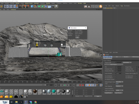 Lunar Bunker Entrance 3D Model